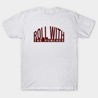 Funny Boxing Roll With the Punches T-Shirt